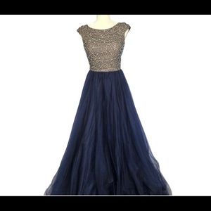 Beautiful Terani Couture floor length gown